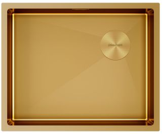 Мойка кухонная Paulmark Next-Skew PM885444-BG брашированное золото